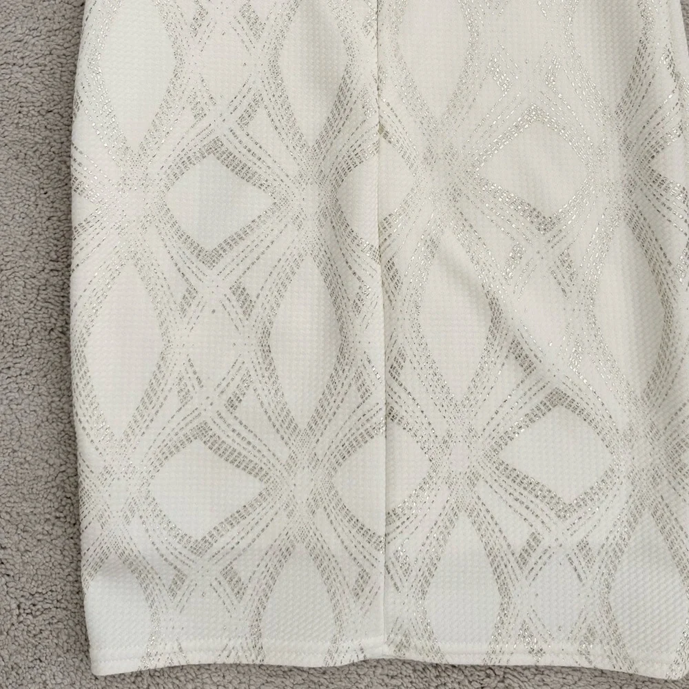 ASOS TFNC London White Bodycon Dress Small - Picture 14 of 15